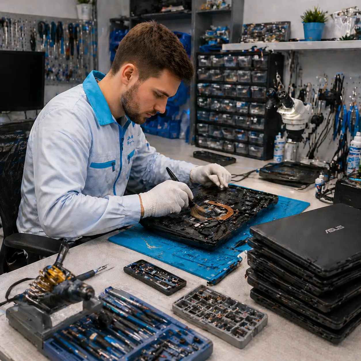 чистка ноутбука Asus в Дубне
