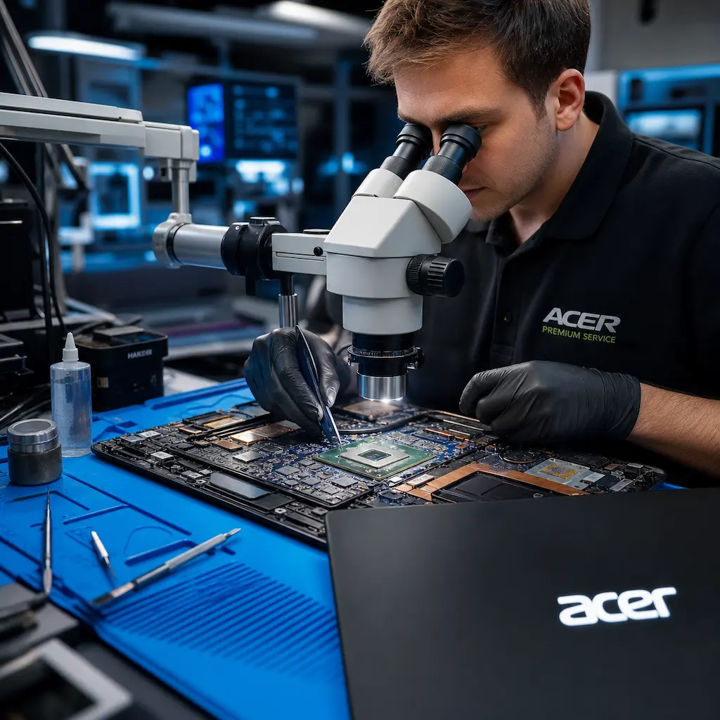 Замена видеокарты ноутбука Acer в Дубне