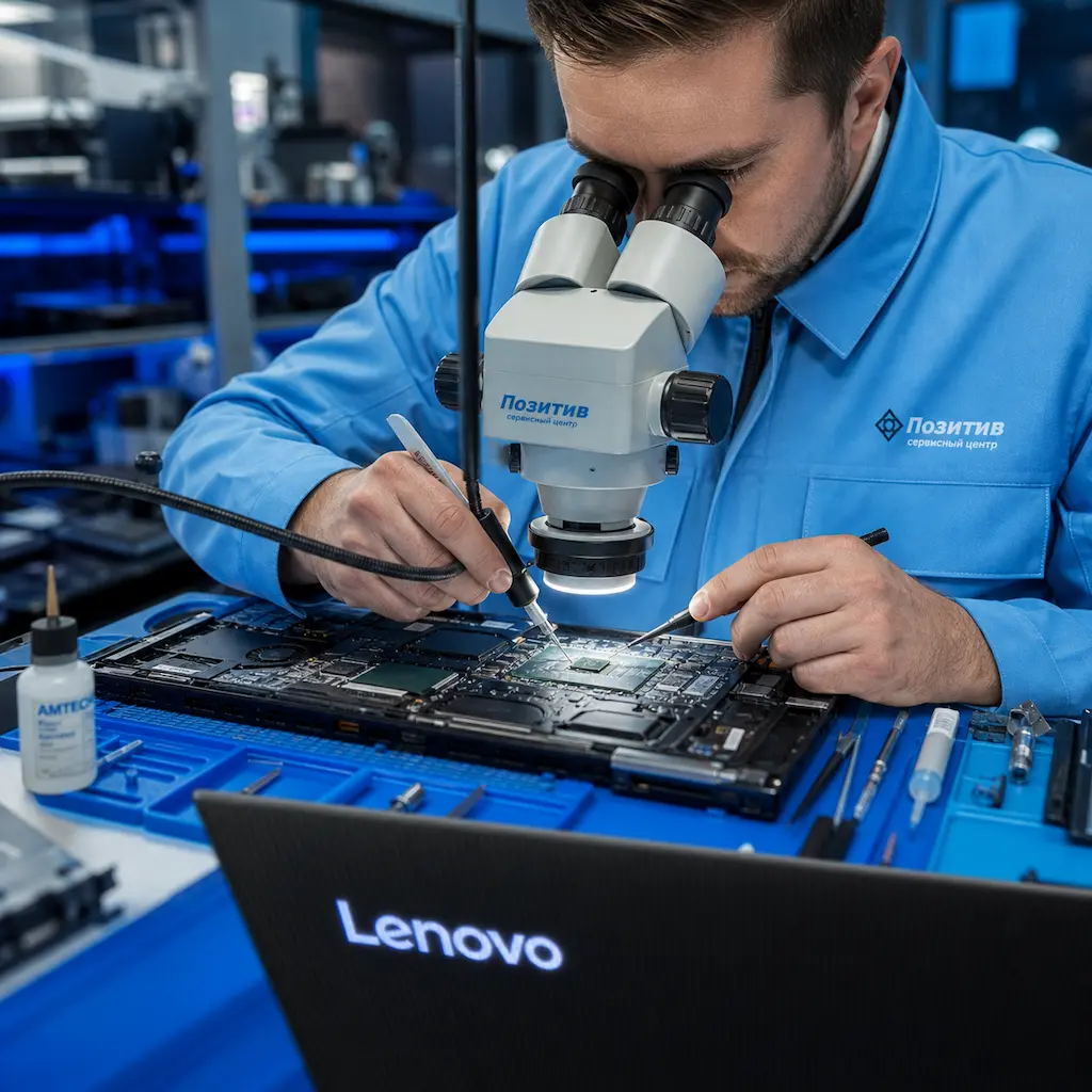 Замена видеокарты ноутбука Lenovo в Дубне