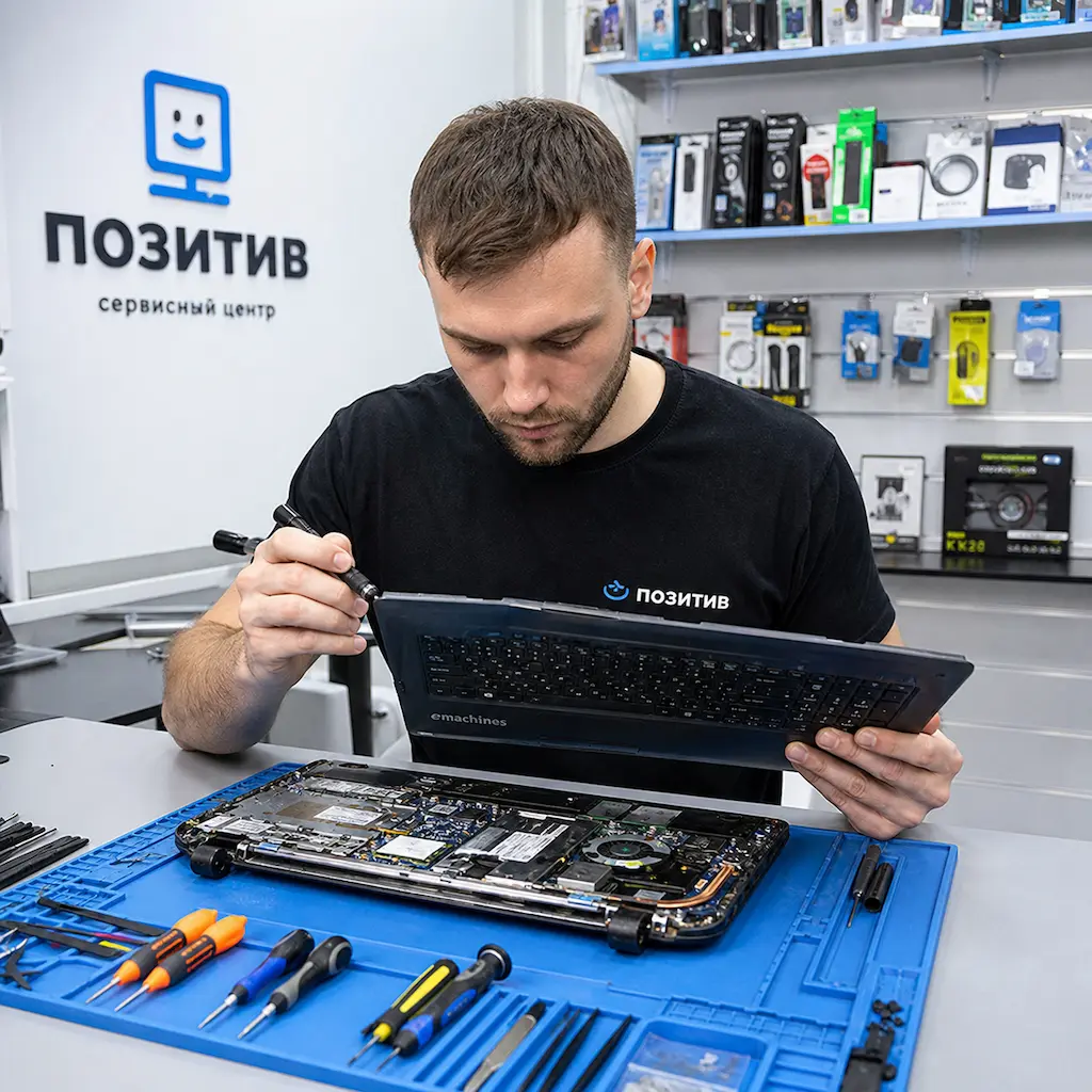 заменить клавиатуру на ноутбуке Emachines в Дубне