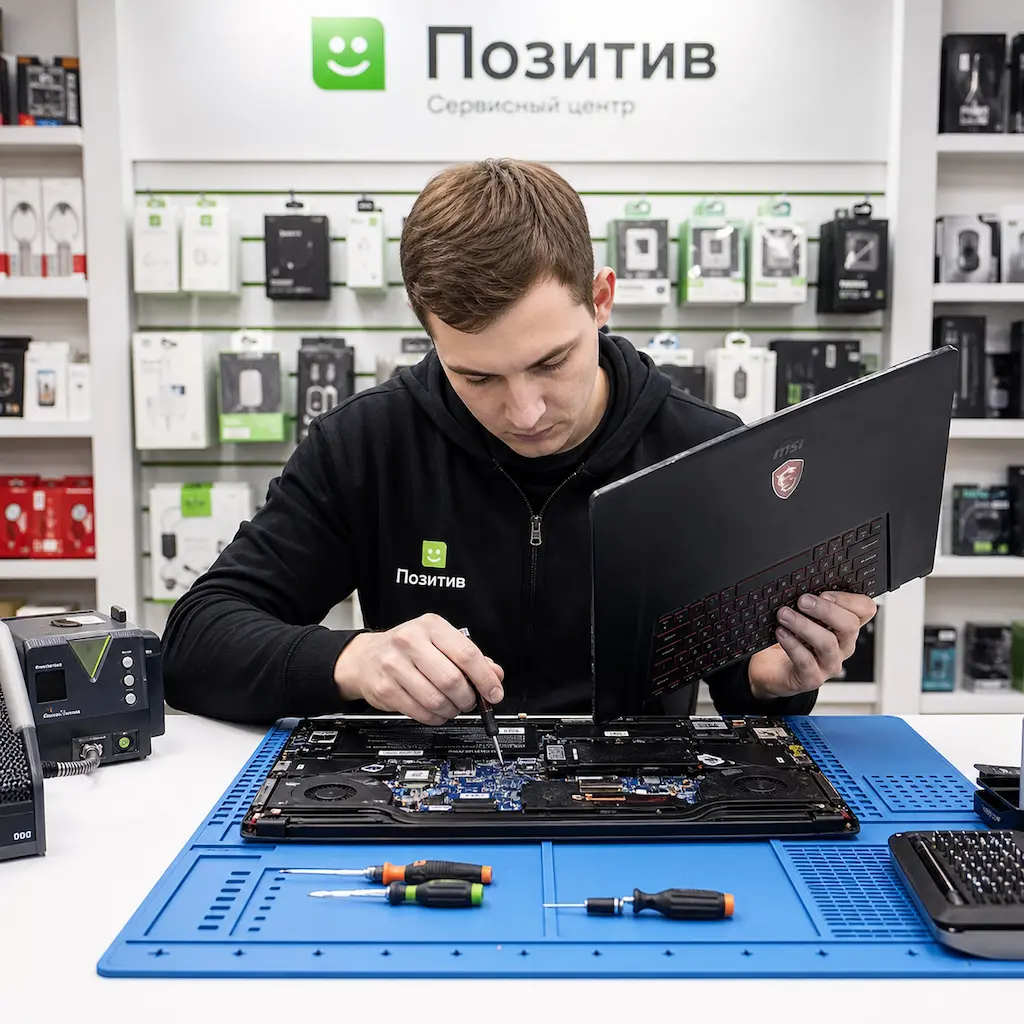 заменить клавиатуру на ноутбуке MSI в Дубне