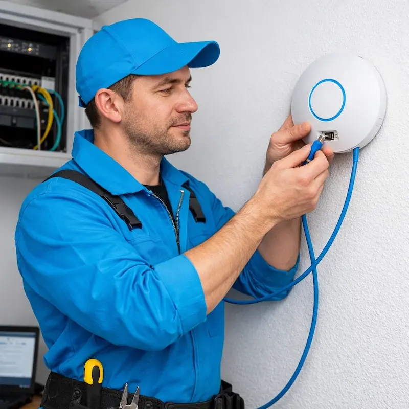 Подключение точки доступа в Дубне