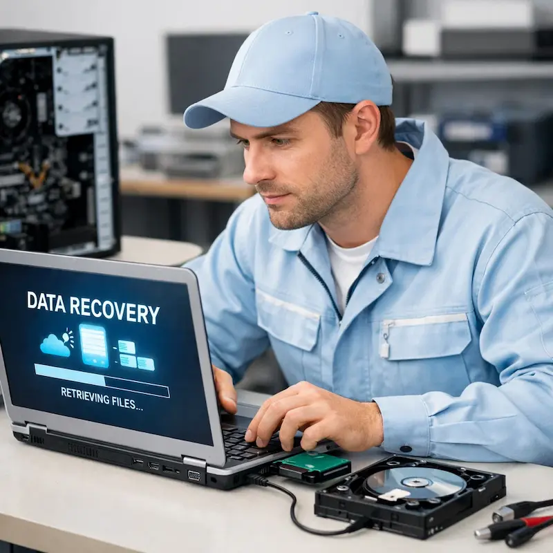 Восстановление данных и файлов в Дубне