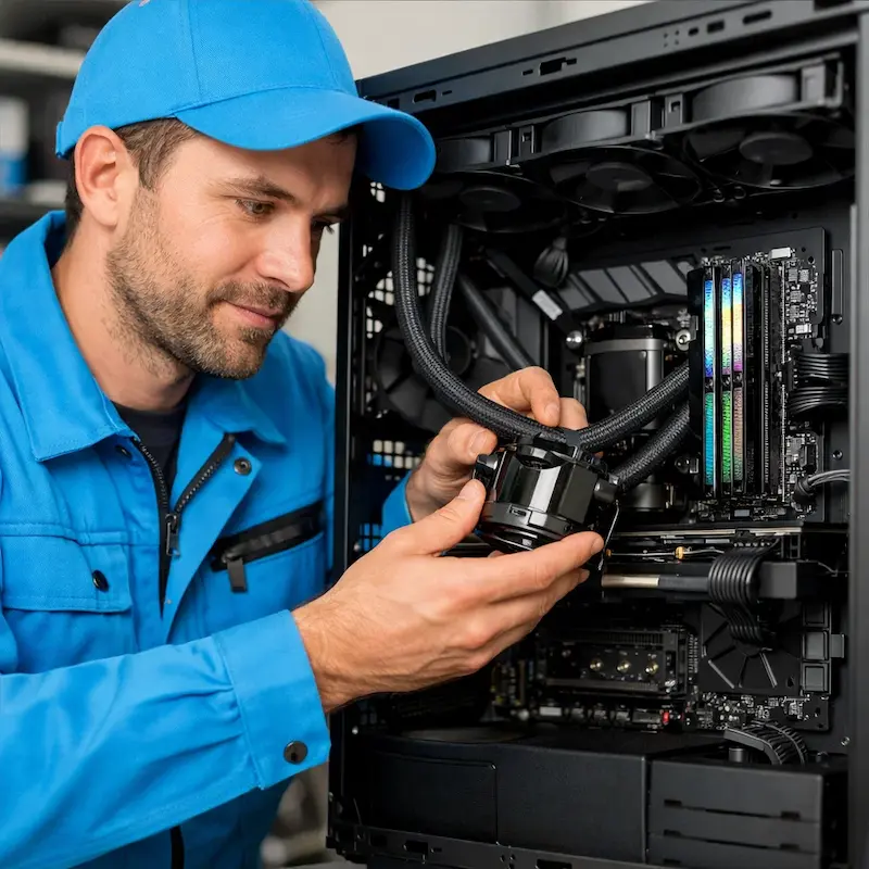 Установка СЖО на ПК в Дубне