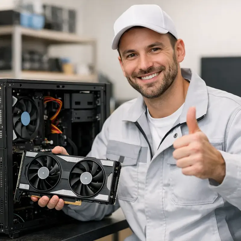 установка видеокарты на ПК в Дубне