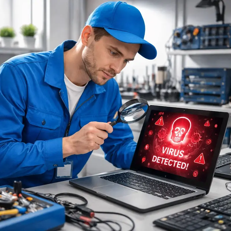 Поиск компьютерных вирусов в Дубне